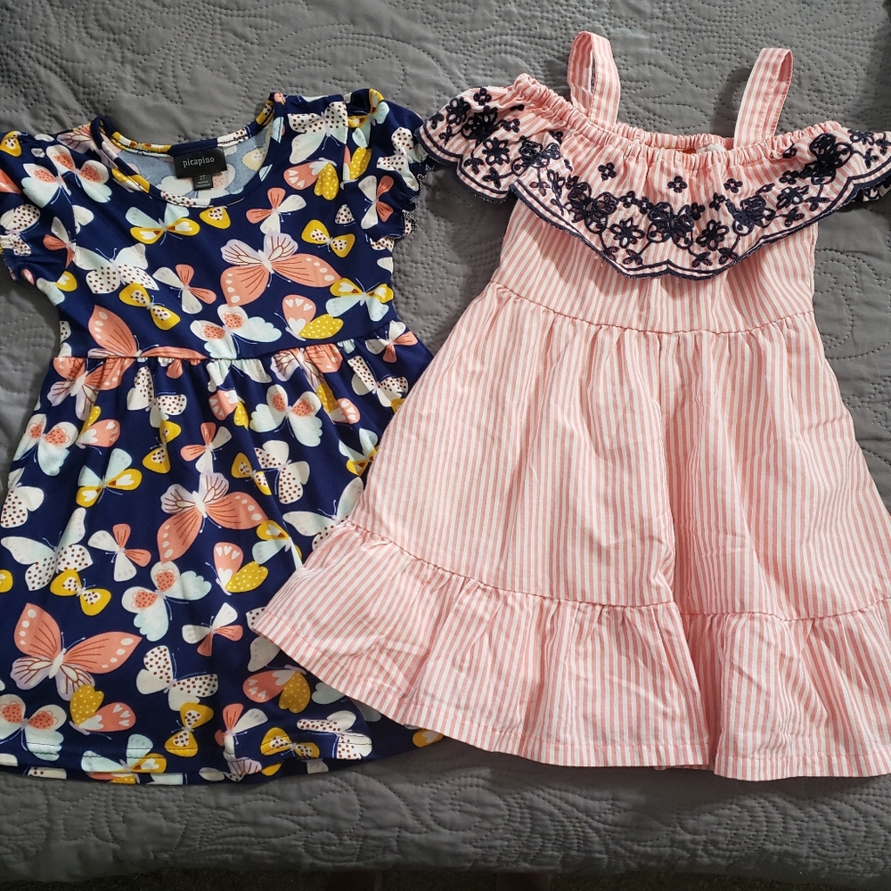 Penelope Mack/Picapino Girls Summer Dresses Size 2T